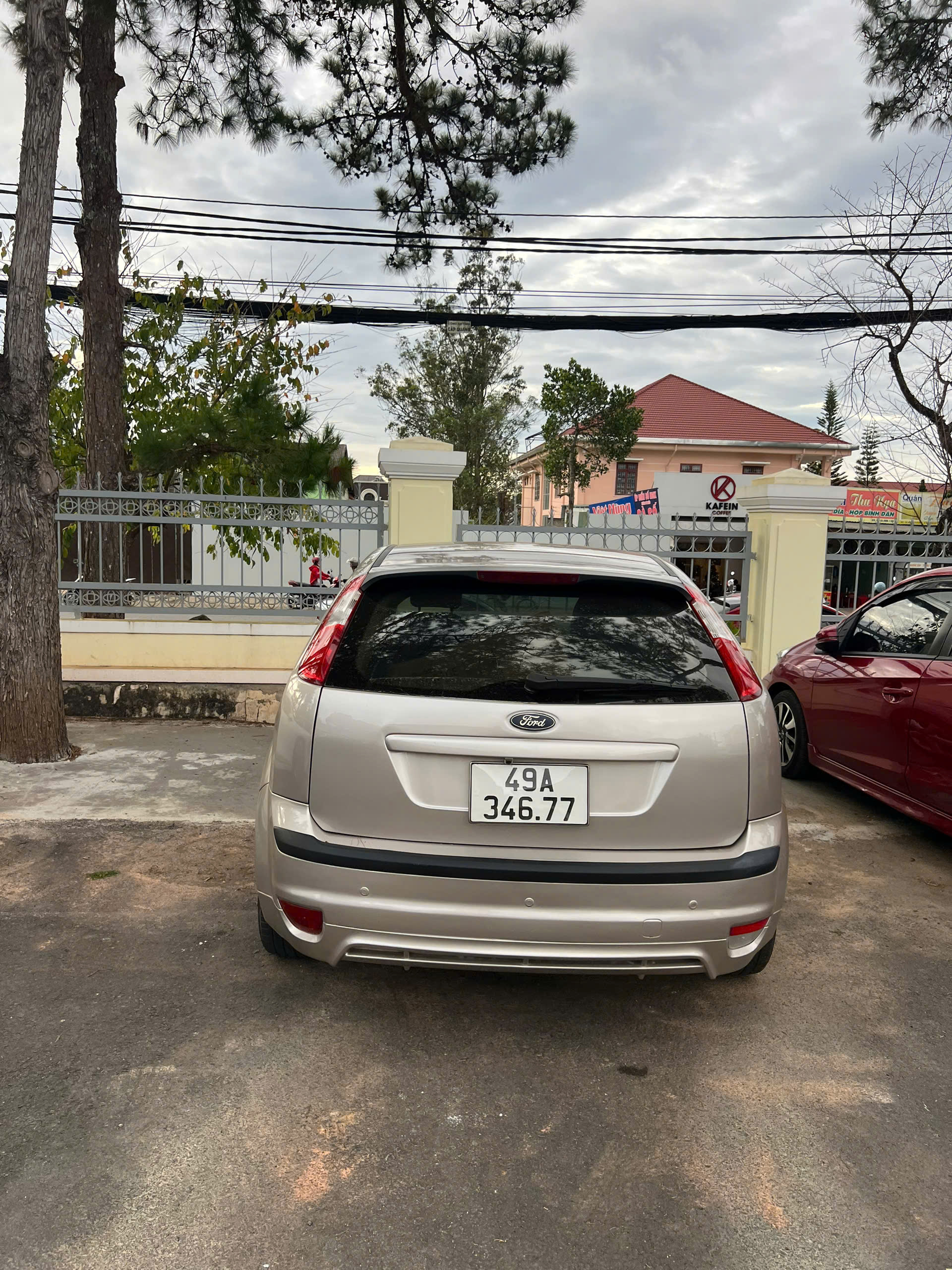 Chiếc xe vi phạm