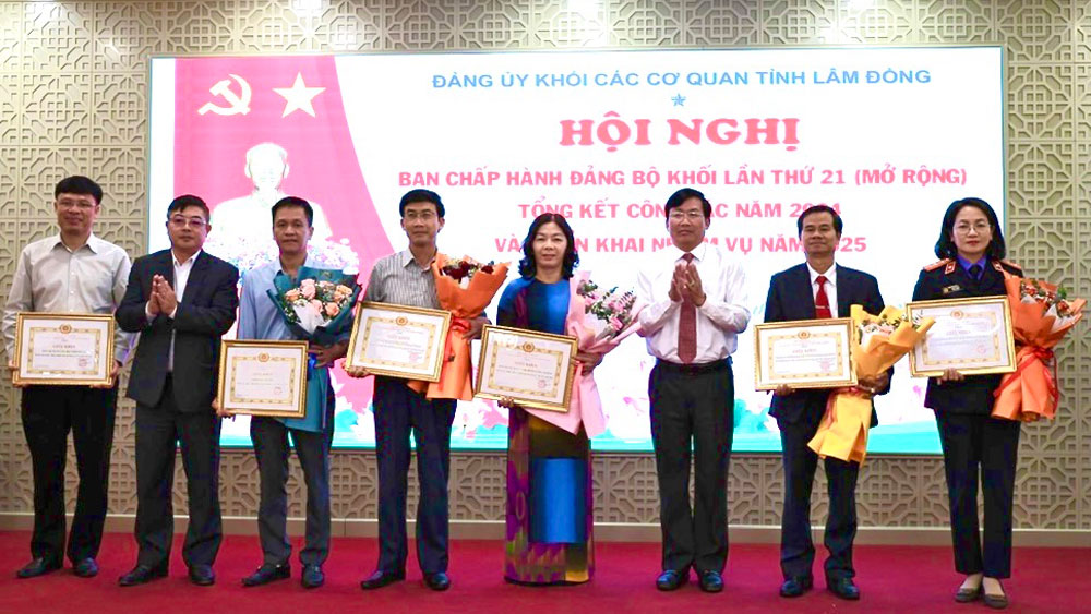 Đảng ủy Khối các cơ quan tỉnh triển khai thực hiện đồng bộ các mục tiêu, nhiệm vụ, giải pháp năm 2024