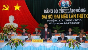 Khai mạc Đại hội Đại biểu Đảng bộ tỉnh Lâm Đồng khóa IX, nhiệm kỳ 2010 – 2015