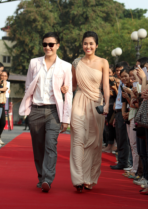 Cặp diễn viên trẻ ăn ý của điện ảnh Việt nam - Lương Mạnh Hải và Tăng Thanh Hà.