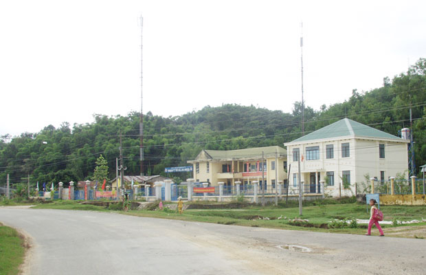 Một góc trung tâm xã An Nhơn.