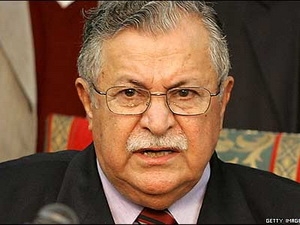 Tổng thống Iraq Jalal Talabani.
