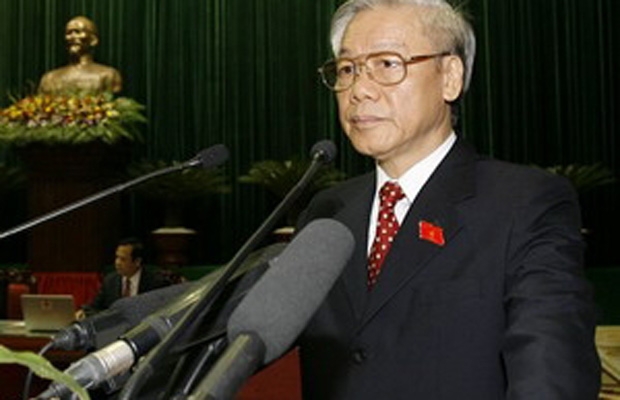 Chủ tịch Quốc hội Nguyễn Phú Trọng .
