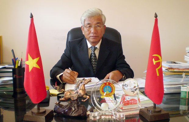 Ông Trần Đình Kháng, Chủ tịch Hội Luật gia tỉnh Lâm Đồng.