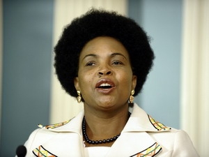 Bộ trưởng Hợp tác và quan hệ quốc tế Nam Phi (DIRCO), bà Maite Nkoana-Mashabane. (Nguồn: Getty images)