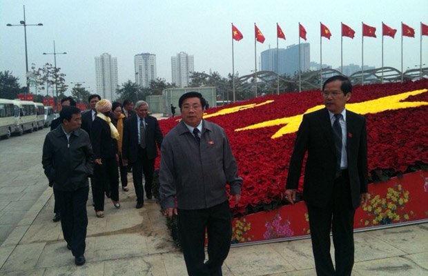 Một số hình ảnh của đoàn đại biểu Lâm Đồng tham dự Đại hội Đảng toàn quốc lần thứ XI