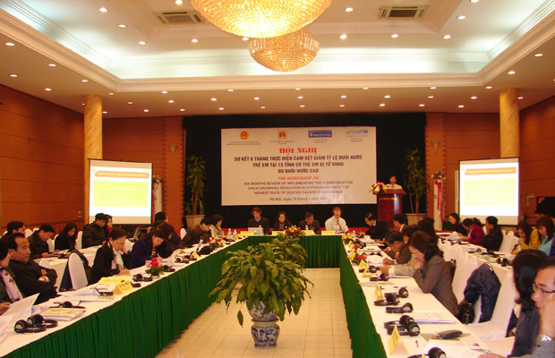 Hội nghị sơ kết đuối nước diễn ra tại Hà Nội.
