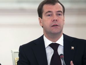 Tổng thống Nga Dmitry Medvedev. (Nguồn: AFP/TTXVN)