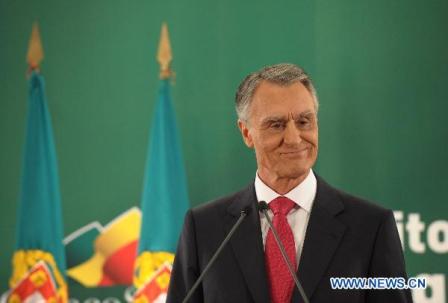 Tổng thống tái đắc cử Bồ Đào Nha Anibal Cavaco Silva (Ảnh: Xinhua)