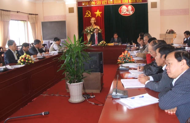 Đoàn công tác của Ban Dân vận Trung ương làm việc với Thường trực Tỉnh ủy Lâm Đồng.