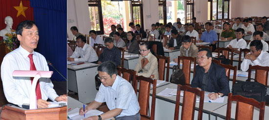 Kiểm tra công tác chuẩn bị bầu cử và việc thực hiện nhiệm vụ kinh tế - xã hội tại Bảo Lộc, Bảo Lâm và Di Linh