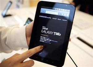 Máy tính bảng của Samsung nằm trong danh sách sản phẩm bị Apple kiện.