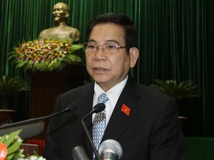 Chủ tịch nước Nguyễn Minh Triết. (Ảnh: Nguyễn Dân/TTXVN)