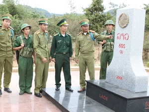 Quảng Nam xây được 28 mốc dọc biên giới Việt-Lào