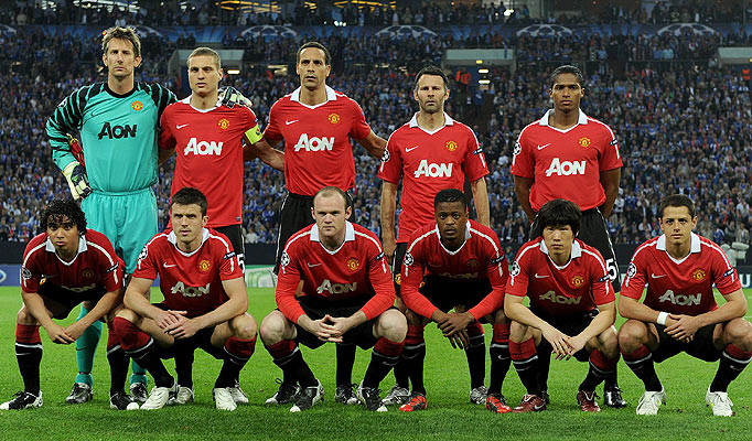 Đội hình Manchester United hủy diệt AS Roma 7-1 năm 2007