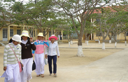Cụm thi Trường THPT Đạ Tông, huyện Đam Rông có 288 thí sinh dự thi với 12 phòng thi