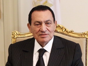 Cựu Tổng thống Ai Cập Hosni Mubarak. (Nguồn: AFP/TTXVN) 