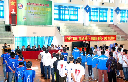 Khai mạc Hội thao báo chí khu vực Tây Nguyên - Nam Trung Bộ lần 2 - 2011