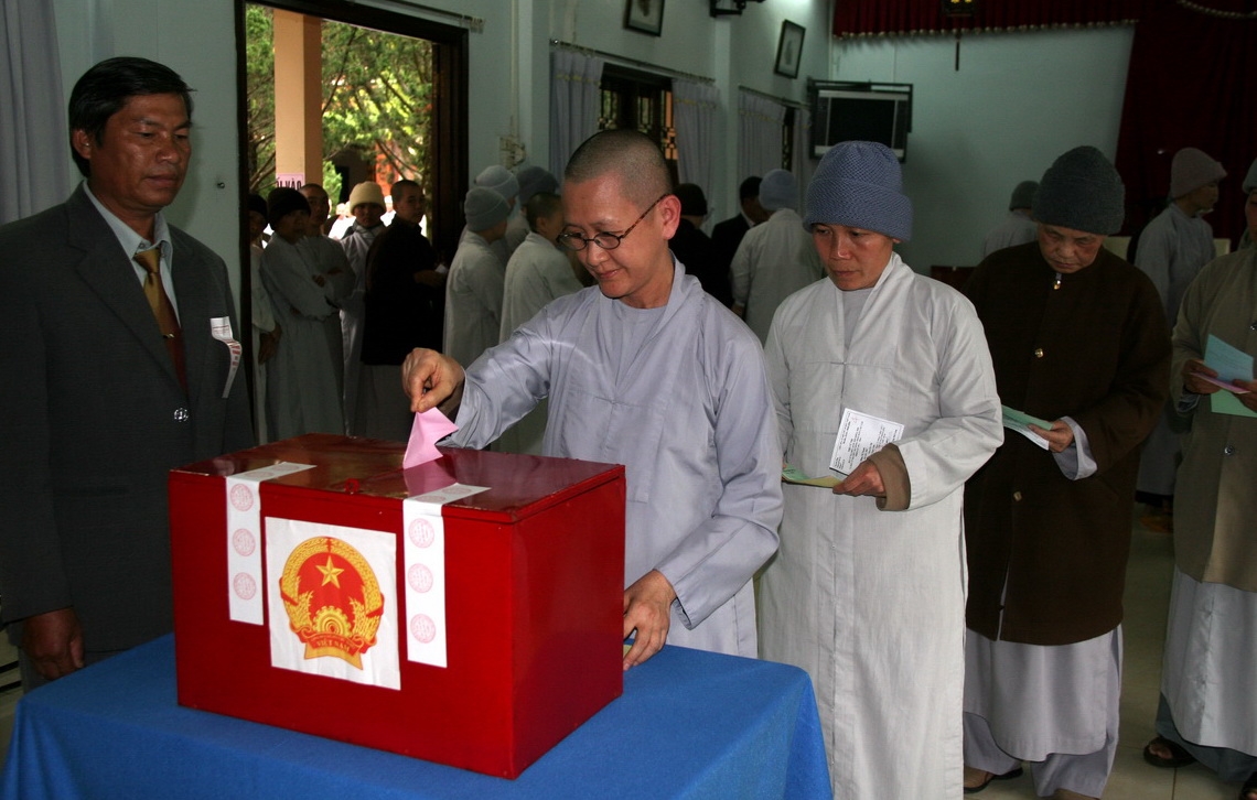 Tỷ lệ cử tri Lâm Đồng đi bầu phiếu đạt trên 99,7%  