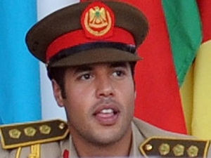 Khamis Gaddafi trong một sự kiện tại Tripoli năm 2009 (Nguồn: PA)