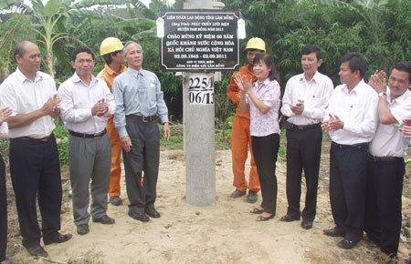 Hoàn thành công trình điện lưới phân phối huyện Đam Rông