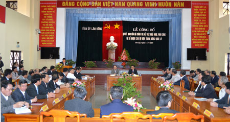 Toàn cảnh Lễ công bố