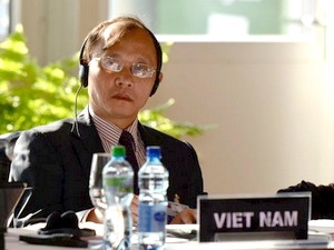 Ông Hà Huy Thông, Phó Chủ nhiệm Ủy ban Đối ngoại Quốc hội, đại diện của Quốc hội Việt Nam tại Ban Chấp hành IPU. (Ảnh: Đức Hùng/Vietnam+)