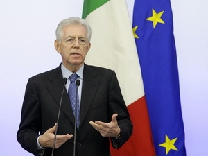 Thủ tướng Italy Mario Monti. (Nguồn: Reuters)