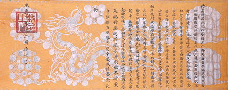 Hình tượng rồng trong các sắc phong thời Lê – Nguyễn