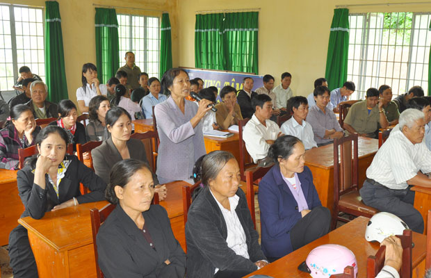 Đoàn Đại biểu Quốc hội (đơn vị Lâm Đồng) tiếp xúc với cử tri huyện Di Linh