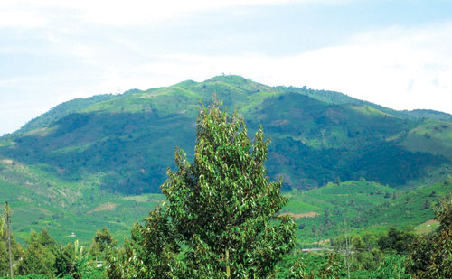Núi Spung ở Blao