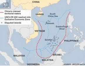 Singapore e ngại Trung Quốc chặn tàu ở Biển Đông