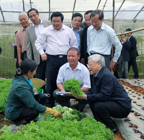 Tổng Bí thư Nguyễn Phú Trọng thăm và làm việc với tỉnh Lâm Đồng