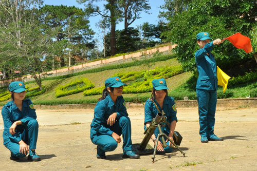 Di Linh tập trung xây dựng lực lượng dân quân tự vệ