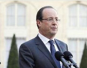 Tổng thống Pháp Francois Hollande. (Ảnh: AFP/TTXVN)