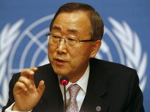 Tổng thư ký Liên hợp quốc Ban Ki-moon. (Nguồn: AFP)