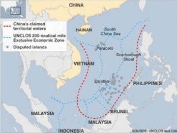 Trung Quốc tuyên bố chủ quyền trái phép với hầu hết Biển Đông