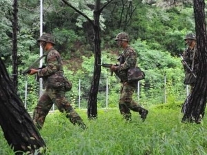 Binh sỹ Hàn Quốc trong một cuộc tập trận. (Nguồn: AFP)