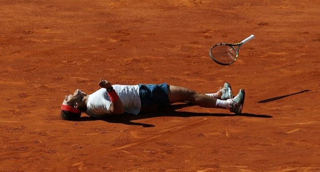 &quot;Hạ gục&quot; Wawrinka, Nadal đăng quang Madrid Open