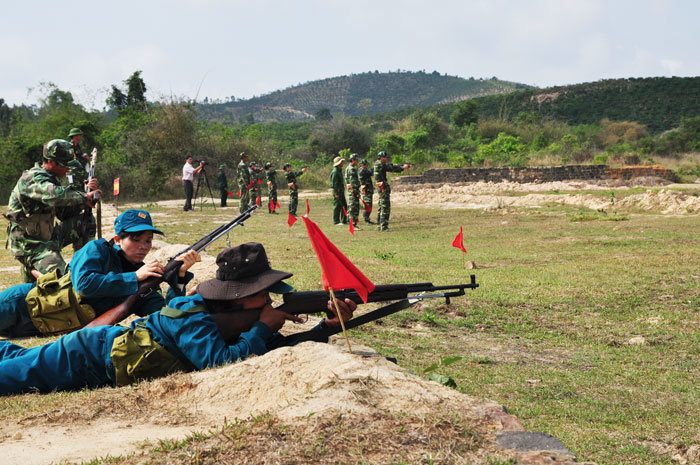 Miệt mài trên thao trường