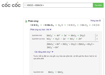 Ra mắt tính năng giải hóa học thông minh đầu tiên