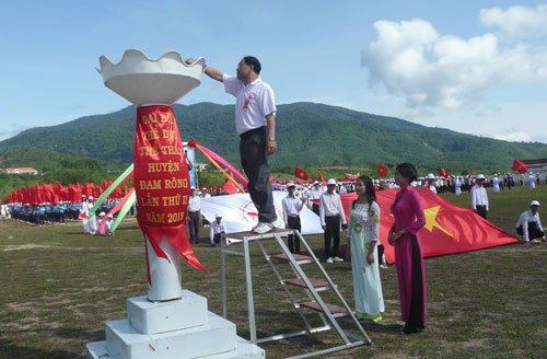 Những sắc màu trong ngày hội TDTT huyện Đam Rông