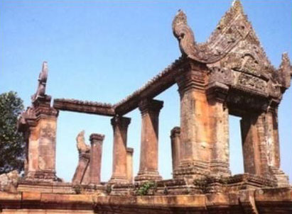 Ngôi đền cổ Preah Vihear. (Nguồn: cambosastra.org)