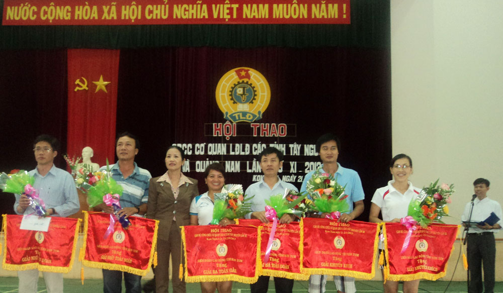 Hội thao CBCC LĐLĐ các tỉnh Tây nguyên và Quảng Nam lần thứ XI