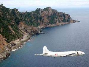  Máy bay PC3 của Nhật Bản tuần tra ở đảo Senkaku/Điếu ngư. (Ảnh: Reuters/Kyodo)