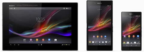 “Đại gia đình” Z gồm Xperia Tablet Z, Xperia Z Ultra và Xperia Z.