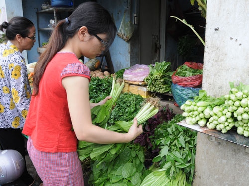 Ăn nhiều rau củ quả rất tốt cho cơ thể. Ảnh: HỒNG THÚY