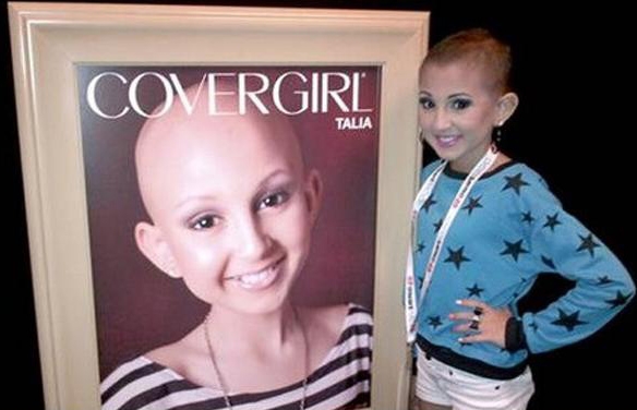 Talia từng được chọn làm đại diện danh dự cho Hãng CoverGirl - Ảnh: AFP