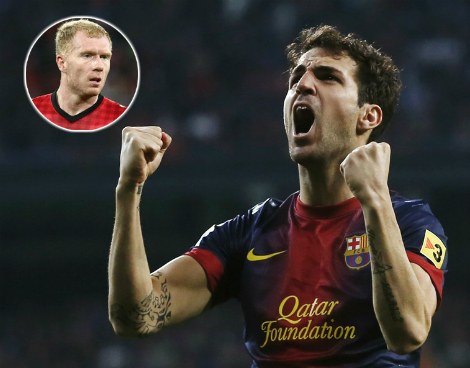 Scholes hối thúc Man Utd chiêu mộ Cesc Fabregas!