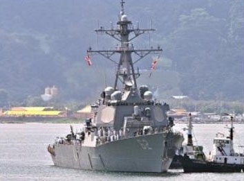 Động thái của Trung Quốc đang giúp Washington mở rộng quan hệ của Mỹ trong khu vực. Trong ảnh, tàu USS Fitzgerald của Mỹ trên đường đến căn cứ cũ của Mỹ ở Philippines (Nguồn: AFP)